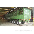 4 axles fence semi trailer